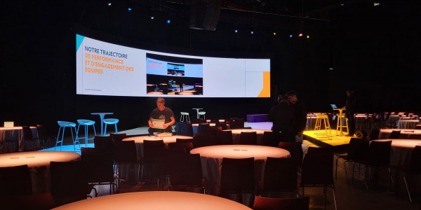 Mur LED Tedelec Event Poitiers Niort Vendée