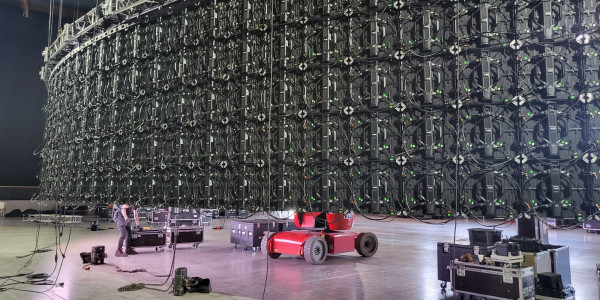 Mur LED Tedelec Event Poitiers Niort Vendée